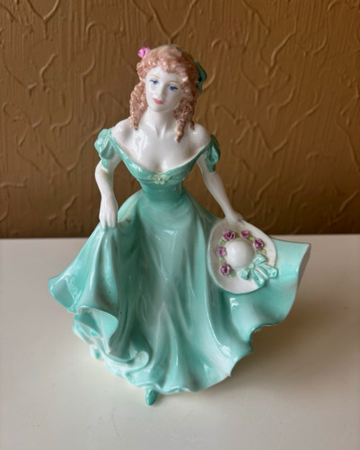 Coalport bone china lady - bone,