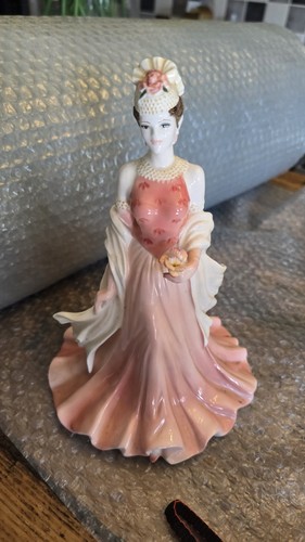 Coalport bone china lady - coalport,